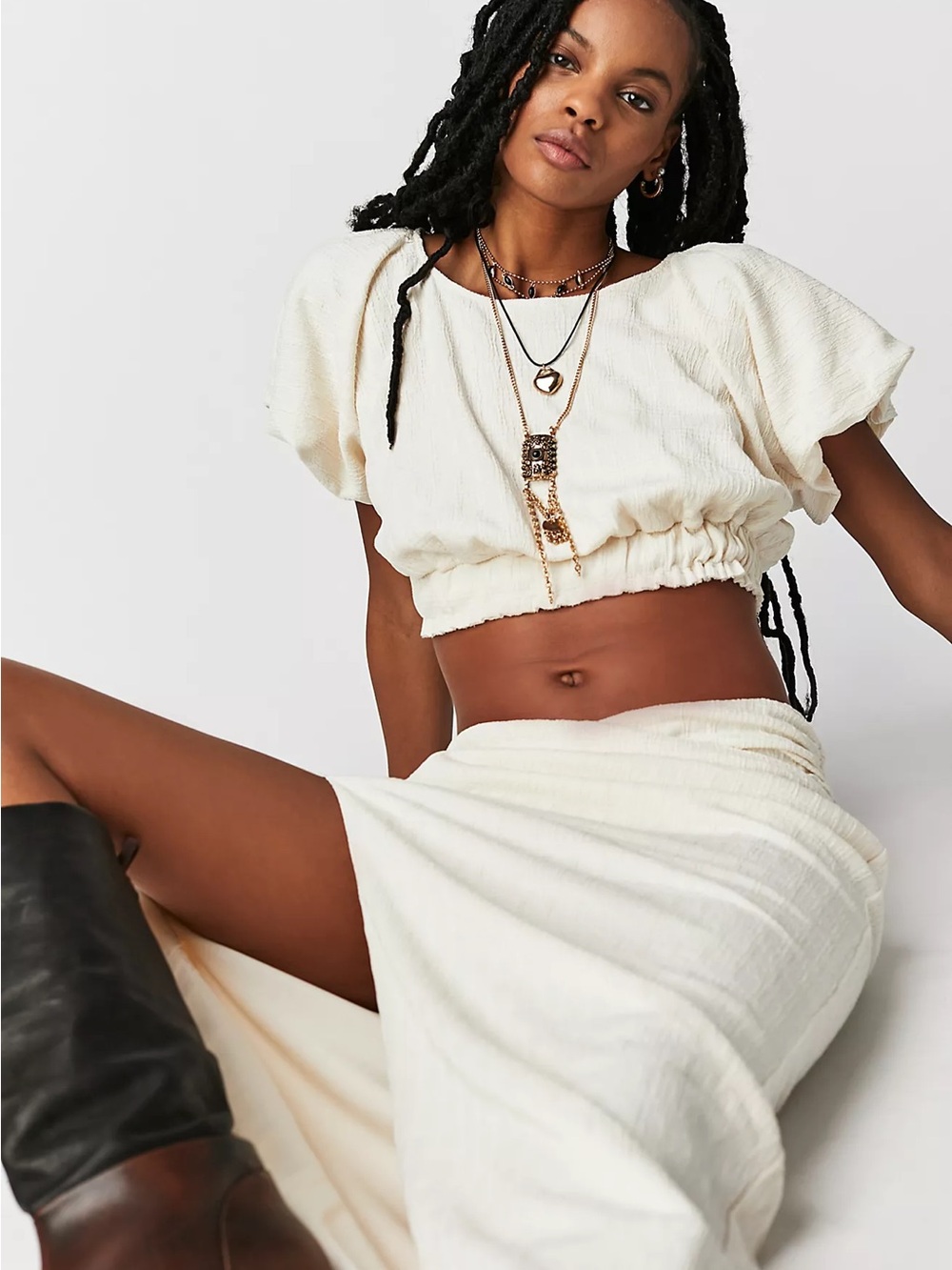 Free People Tovah Top in Tofu